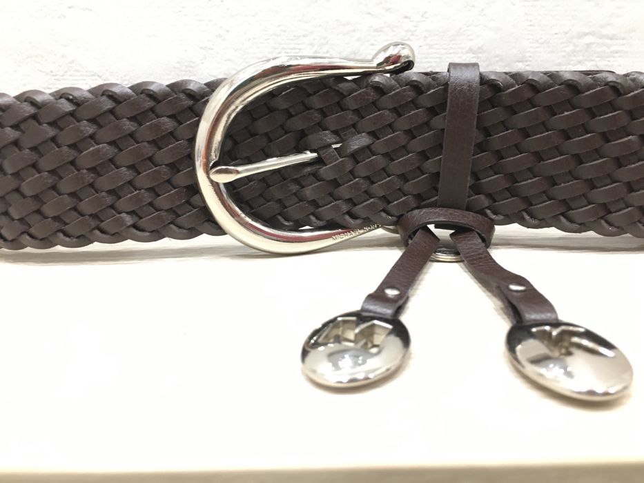 Piękny skórzany pasek Michael Kors, 110 cm, stan idealny