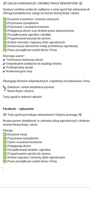 Pielęgnacja ogrodów