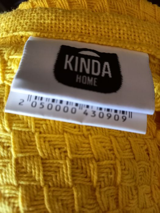 Manta amarelo kinda home sem uso.