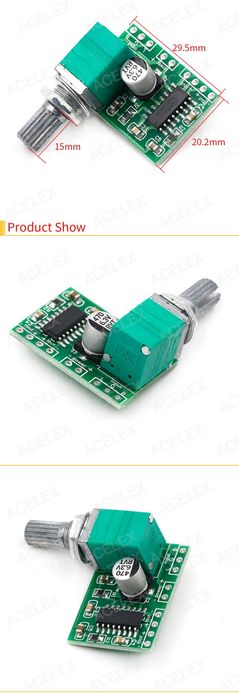 Усилитель звука РАМ8403 УНЧ 3w stereo