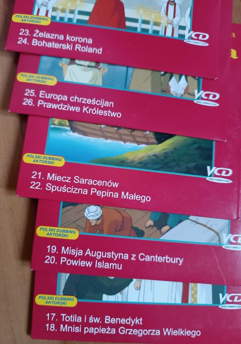 Dzieje chrześcijaństwa - zestaw 26 filmów VCD całość 10 zł
