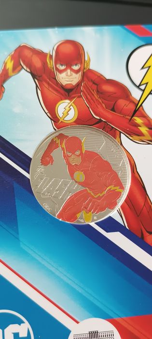 4 moedas 10€ França DC COMICS.