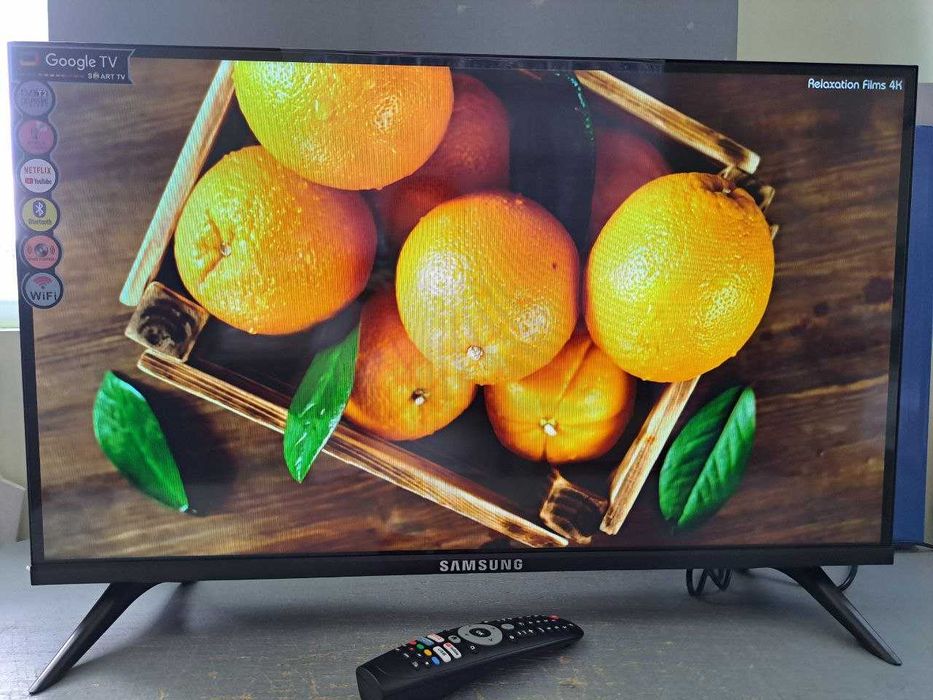 Распродажа склада телевізори SAMSUNG 34 SmartTV 4K Wi-Fi+Т2 Корея, Телевизор 2026 рік випуску на штучному інтелекті від Google