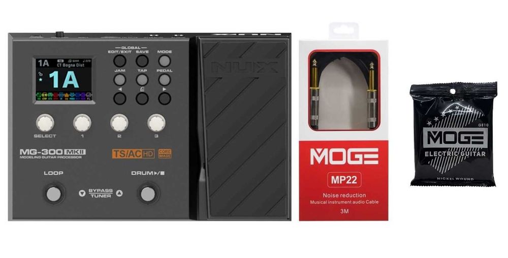 NUX MG-300 mk II procesor gitarowy + kabel i struny gratis