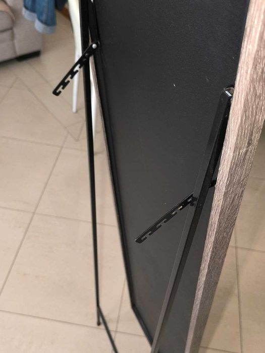 Espelho castanho com suporte 150cm