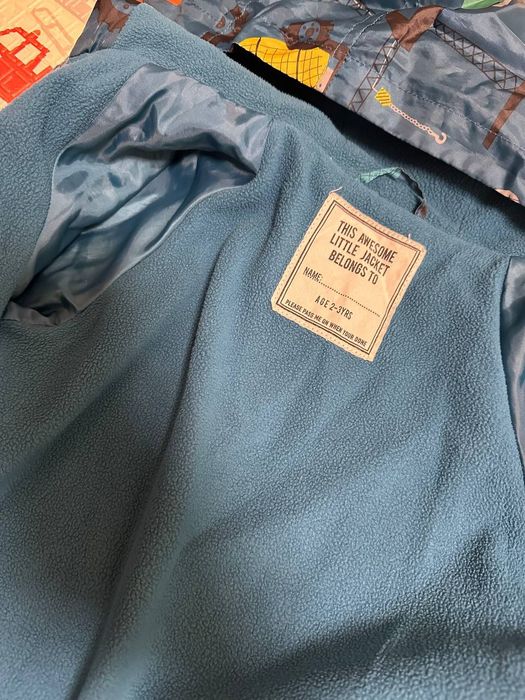 Вітровка на флісі  Matalan 2-3  р.