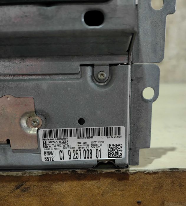 Rádio Navegação GPS CiC BMW Serie 5 e 6 F10/F11/F12/F13/F01/F07