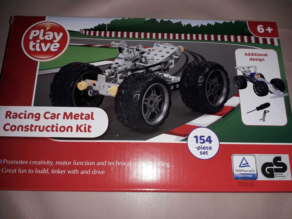 Metalowy zestaw do budowy
Auto wyścigowe i Quad NOWY