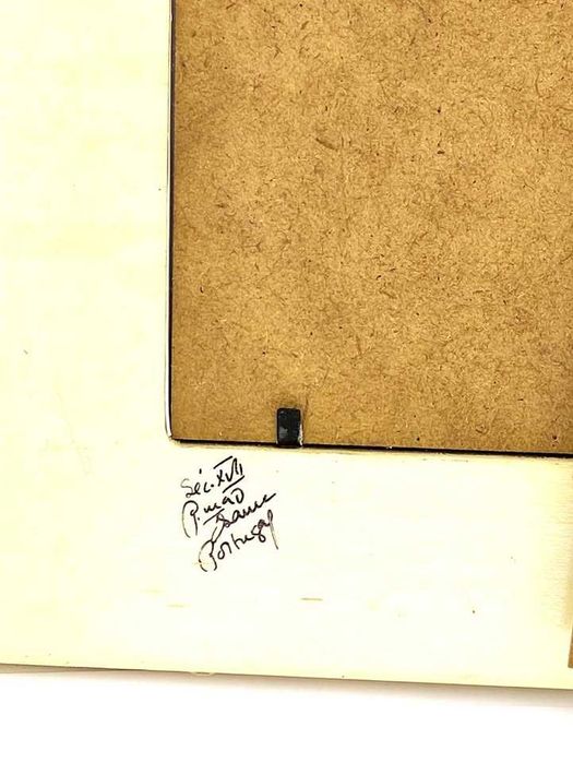 Moldura Dupla Artesanal Pintada à Mão