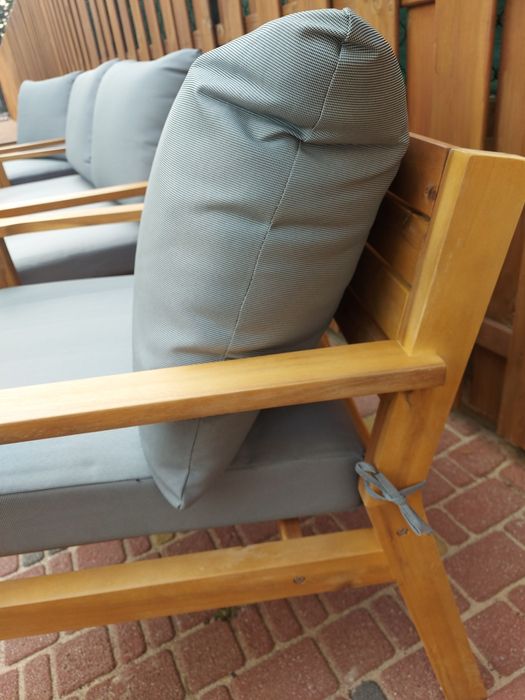 Nowy zestaw ogrodowy "Akacja" sofa, dwa fotele stolik.