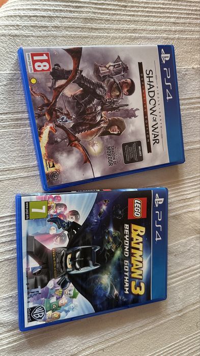 Batman 3 e Shadow of War - PS4