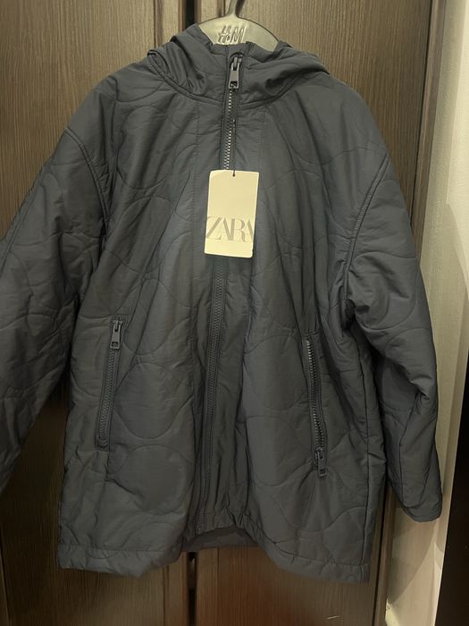 Весняна курточка 8-9 Zara синя, куртка весняна демісезонна