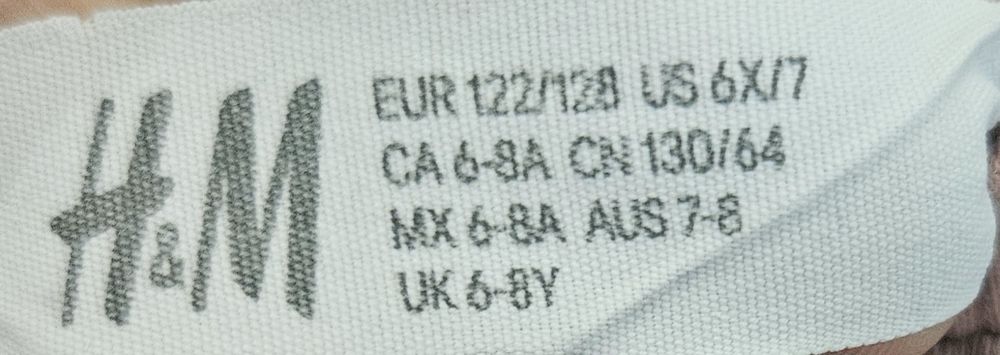 Bluza dziewczęca H&M 6,8