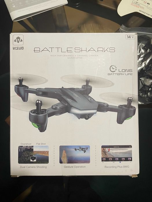 Drone 4K Visuo Battle Sharks Quadcopter