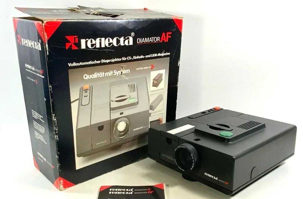 Projetor de slides Agfa Reflecta Diamator AF - Vintage Costa Da