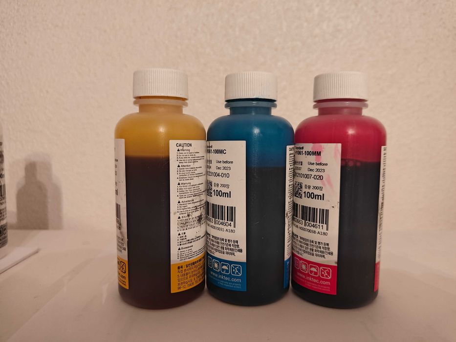 H1061, tinta compatível com hp301, hp302, hp303, hp304, hp305, hp62, AMARELO