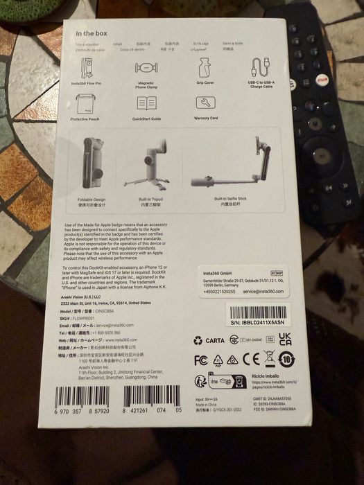 Dingal Insta 360 Flow Pro para Iphone