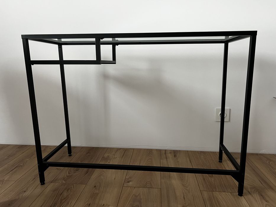 Biurko na laptopa szklany IKEA