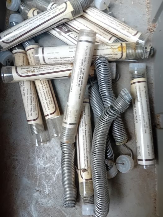 Solda prata  alumínio latão