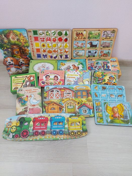 Деревянные развивающие игрушки игры Дерев'яні розвиваючі іграшки ігри ...