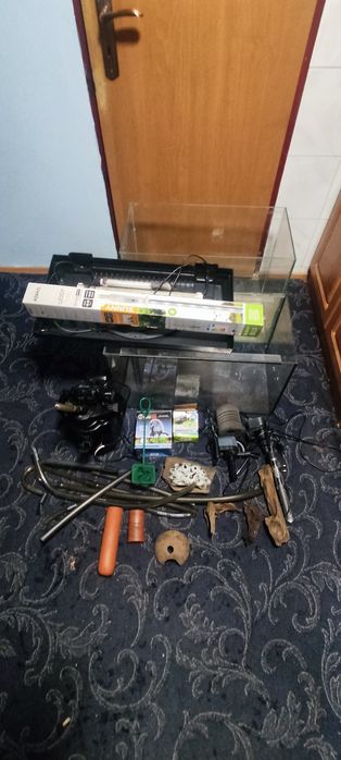 Akwarium duży zestaw