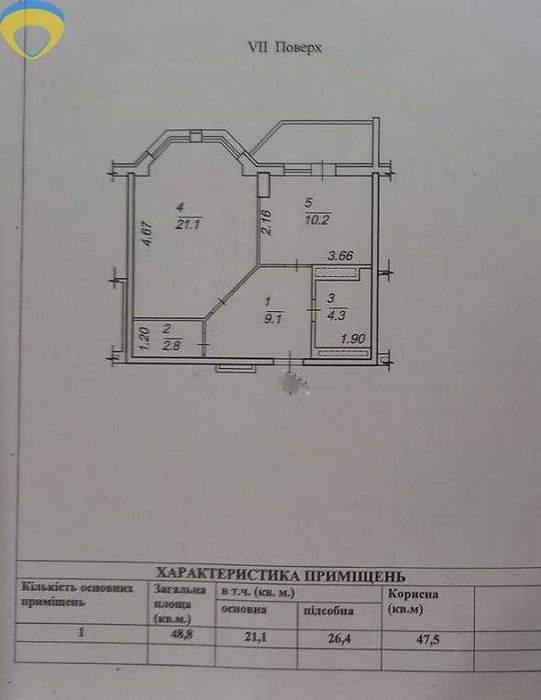 1-комнатная квартира в ЖК "Новая Европа"