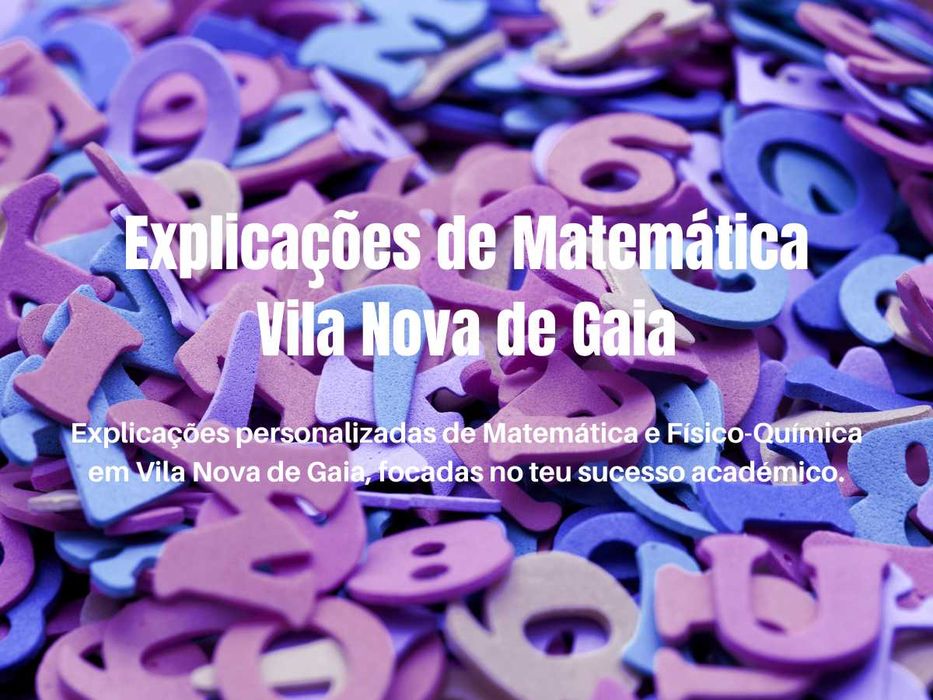 Explicações de Matemática — Prof. experiente