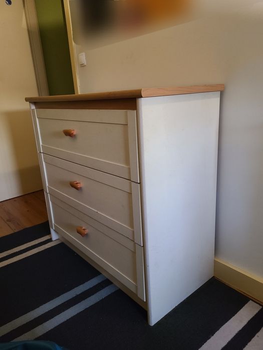 Cómoda de quarto 3 Gavetas