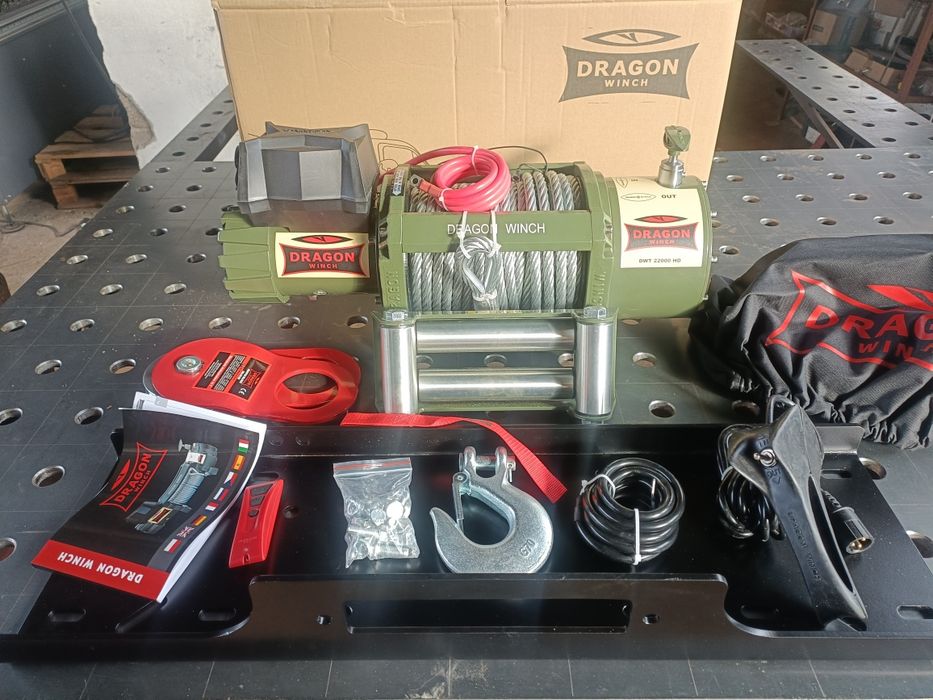 Wyciągarka, wciągarka Dragon Winch DWT 22000 HD 24V Mega Zestaw Gratis