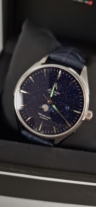 Atlantic Worldmaster Nightsky Moonphase Automatic - fazy księżyca