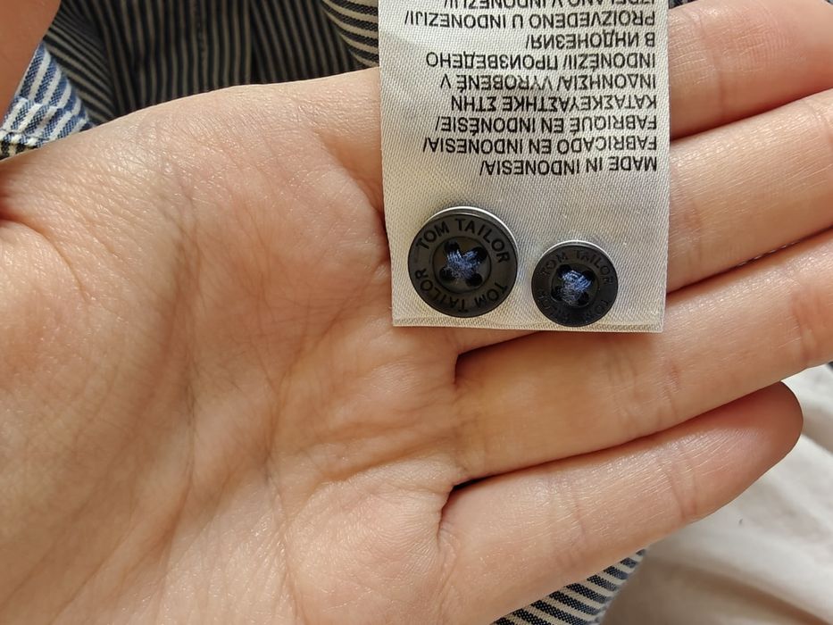 Koszula z długim rękawem w paski