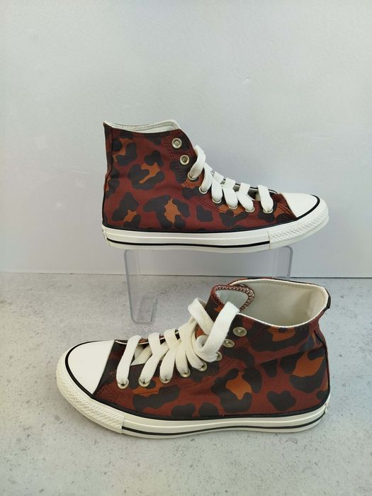 Buty Converse Ctas Hi Brown / Egret/Gold