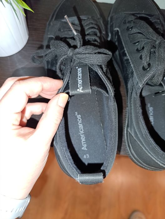 Męskie trampki czarne