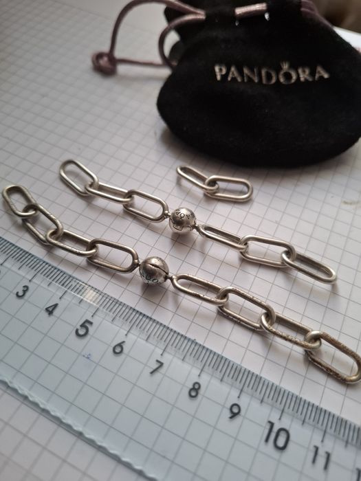 Pandora ogniwa i elementy naszyjnika łańcuszkowego