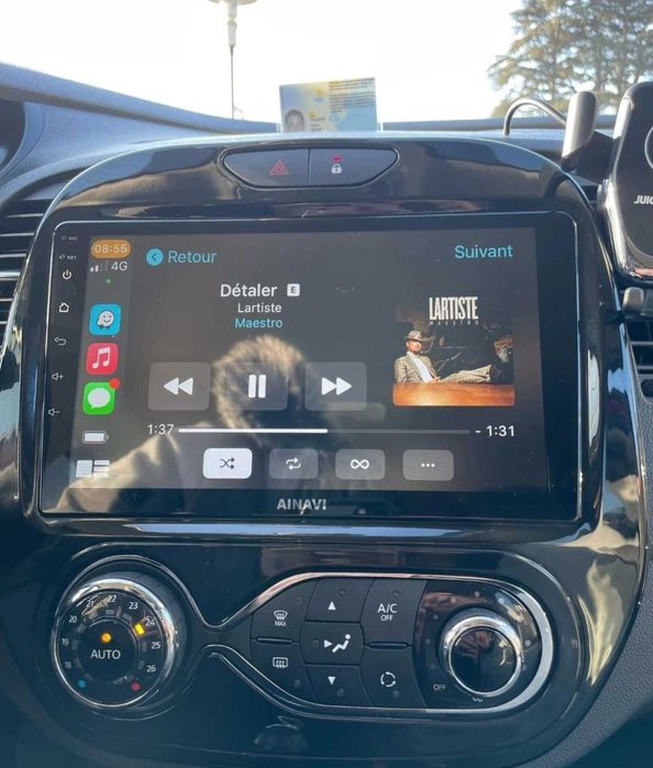 Radio 2 DIN Android Renault Captur de 2013 a 2019 (4+32 GB) + Carplay
