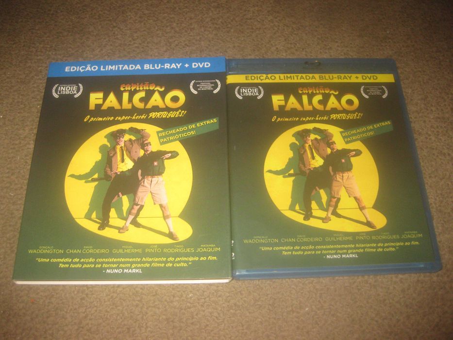 "Capitão Falcão" Edição Especial e Limitada DVD+Blu-Ray e em Slidepack