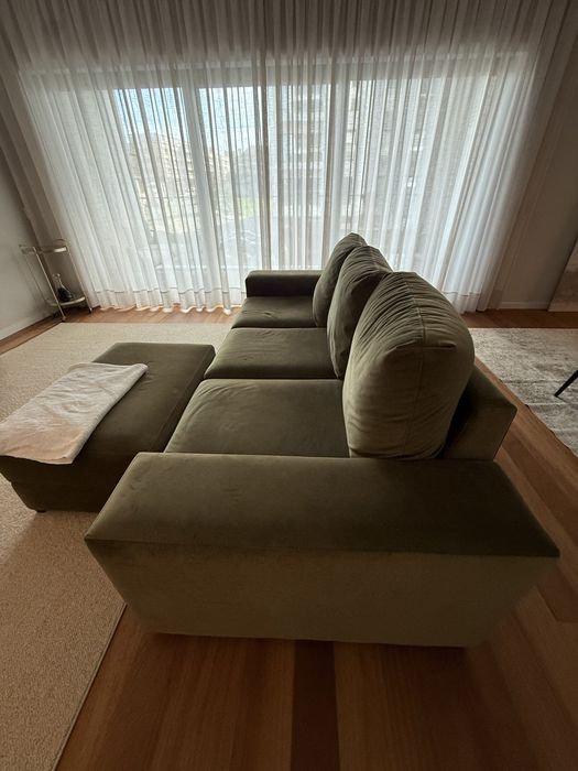 Sofa 3 lugares em veludo