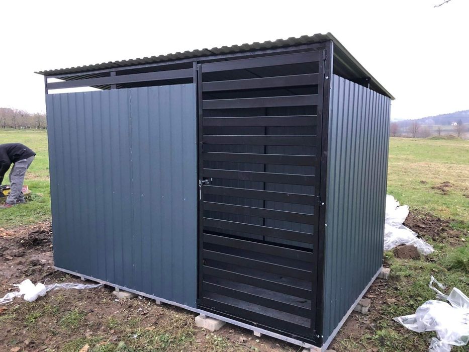 Wiata na śmieci ,śmietnik ,schowek ogrodowy , kojec