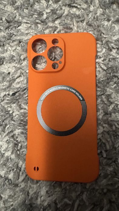 Plecki ciemnopomaranczowe iphone 15 pro max magsafe