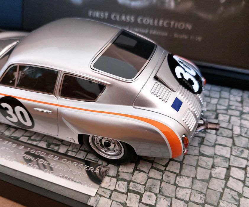 Miniatura Porsche 356 B Abarth 1600 GS #30 24h LM 1962 Minichamps 1:18