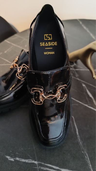 Mocassins com salto Seaside NOVO!