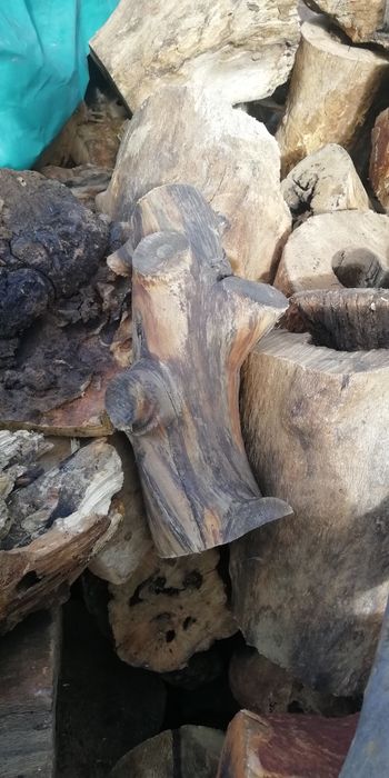 Madeira, troncos rústicos artesanato decoração