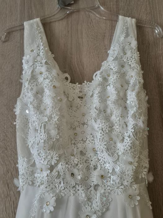 Suknia ślubna + narzuta na ramiona