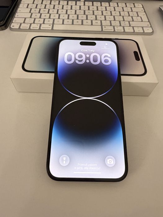 iPhone 14 Pro Max 256gb Black Idealny Bateria 100%