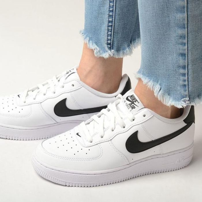 Жіночі оригінальні кросівки Nike Air Force 1 (GS) Low White/Black