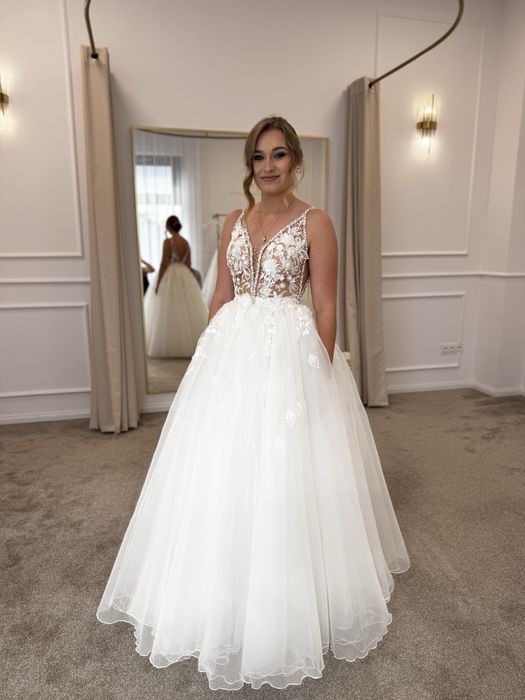 Przepiękna suknia ślubna Aleksandra Michalczyk model Ariana