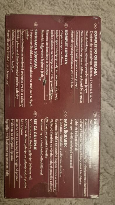 Zestaw dwóch obieraczek do warzyw