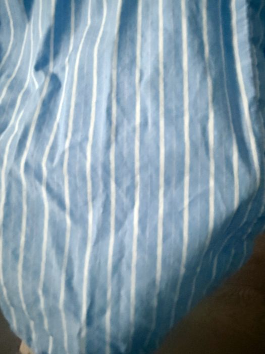 Koszula niebieska sinsay s 100% bawelna oversize