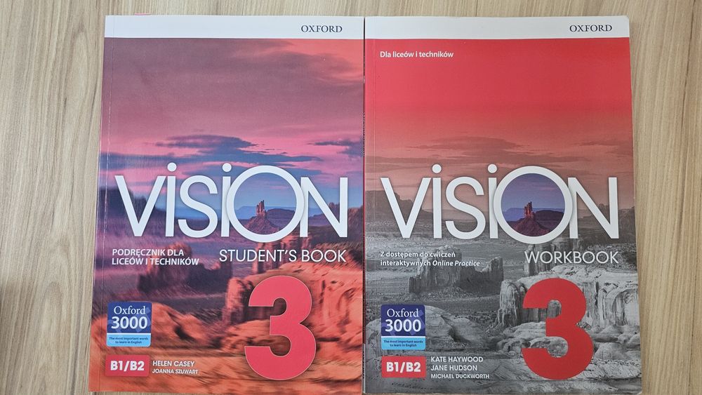 Podręcznik i ćwiczenia do języka angielskiego vision 3 Oxford