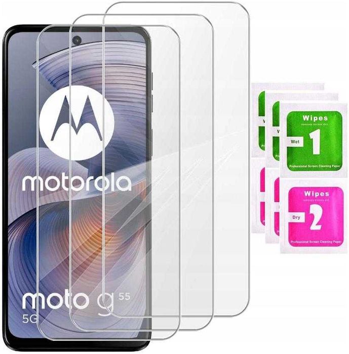3x Szkło Hartowane do Motorola Moto G55